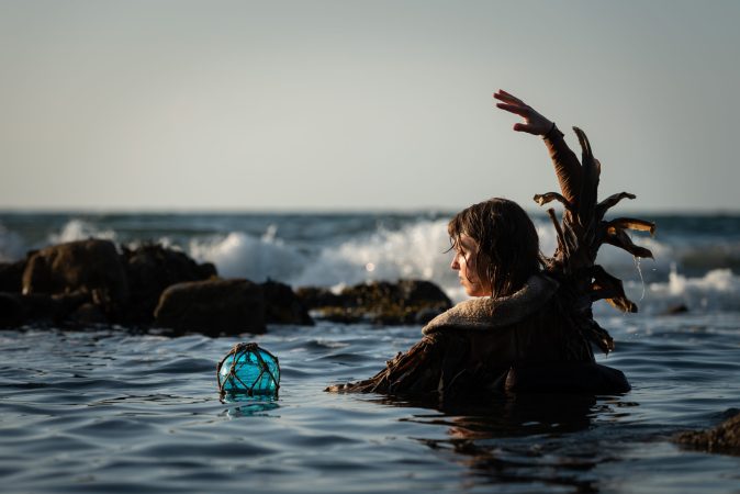 Photo by Theo Moye 19/05/2025 Burn the Curtain 'Tales from the Wild Shore' promo at Bucks Mills, Devon. Jess May Cox